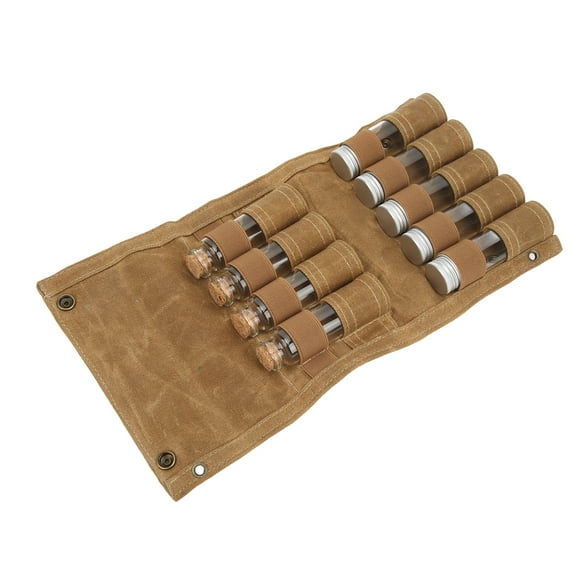 Spice Bottle Bag,Spice Bottle Bag Foldable Camping Seasoning Bottle Bag Barbecue Seasoning Bag Sleek Aesthetic