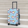 thumbnail image 5 of Yiaed Gnome On A Watermelon Mattress In The Pool Print Travel Luggage Cover Suitcase Protector Fits 18-32 Inch Luggage Wheel Covers Patterned Elastic Luggage Anti-scratch（No luggage）-Small, 5 of 5