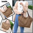 thumbnail image 3 of Bolso de lona para mujer, bandolera, bolso de playa, bolso de muñeca (beige) s202412243666, 3 of 3