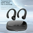 thumbnail image 5 of QTOCIO Wireless Bluetooth Headphones, Bluetooth Earphones Open Type Non In Ear Hanging Earphones with Microphone, Black, 5 of 7