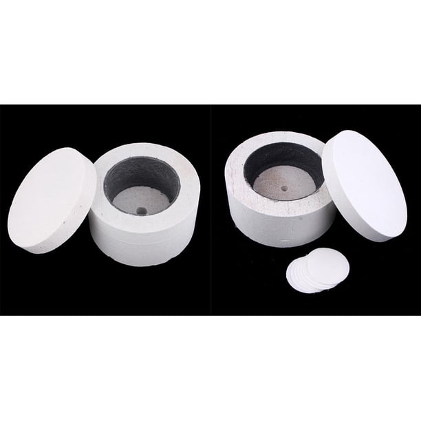 2x Herramientas de Joyería de Horno de Microondas Horno de Microondas Pequeño + Grande Horno de Fusión Hornos de Eléctricos Kit de Sumin Soledad Horno de microondas para fusión de vidrio