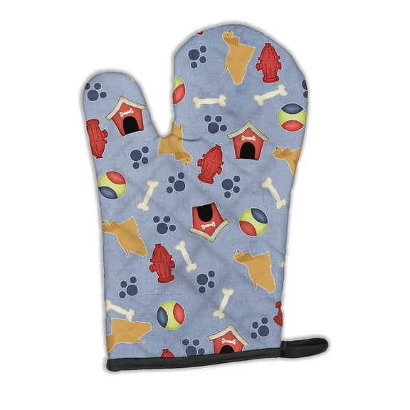 Carolines Treasures BB3886OVMT Cocker Spaniel Dog House Collection Oven Mitt Large multicolor