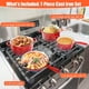 thumbnail image 2 of Juego de utensilios de cocina de hierro fundido esmaltado antiadherente QuliMetal, 7 piezas de ollas y sartenes con tapa, sartén, cacerola, olla holandesa redonda y saludable para hornear pan de masa, 2 of 5