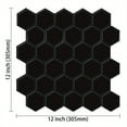 thumbnail image 1 of 1/10sheets, Self Adhesive Waterproof Backsplash Tile For Kitchen Vinyl Hexagon Shape Peel And Stick Wallpapers, Room Decor, Home Decor, 1 of 4