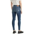 thumbnail image 3 of Levi's DARK INDIGO DESTRUCTED Women's 721 High Rise Jeans, US 10 Short| W30 L30, 3 of 3