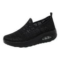 thumbnail image 6 of Mepaouo Walking Shoes for Women Air Cushion Slip on Sneakers Breathable Mesh Platform Sock Shoes, 6 of 7