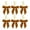 Brown, variant on Brown Velvet Christmas Bows Small Tree Wreath Gift Wrap Craft Wedding Party Snack Bag Decoration 6Pc Set 8Cm 3.15 Inch Home Holiday Decor