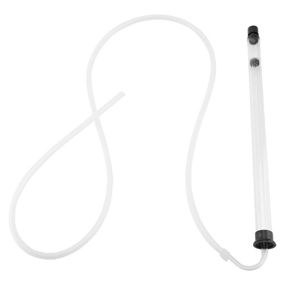 Auto Siphon Racking Cane with Tubing for Beer Wine Making, Transparent Plastic Siphon Wine Brewing Kit for Carboy Bottle