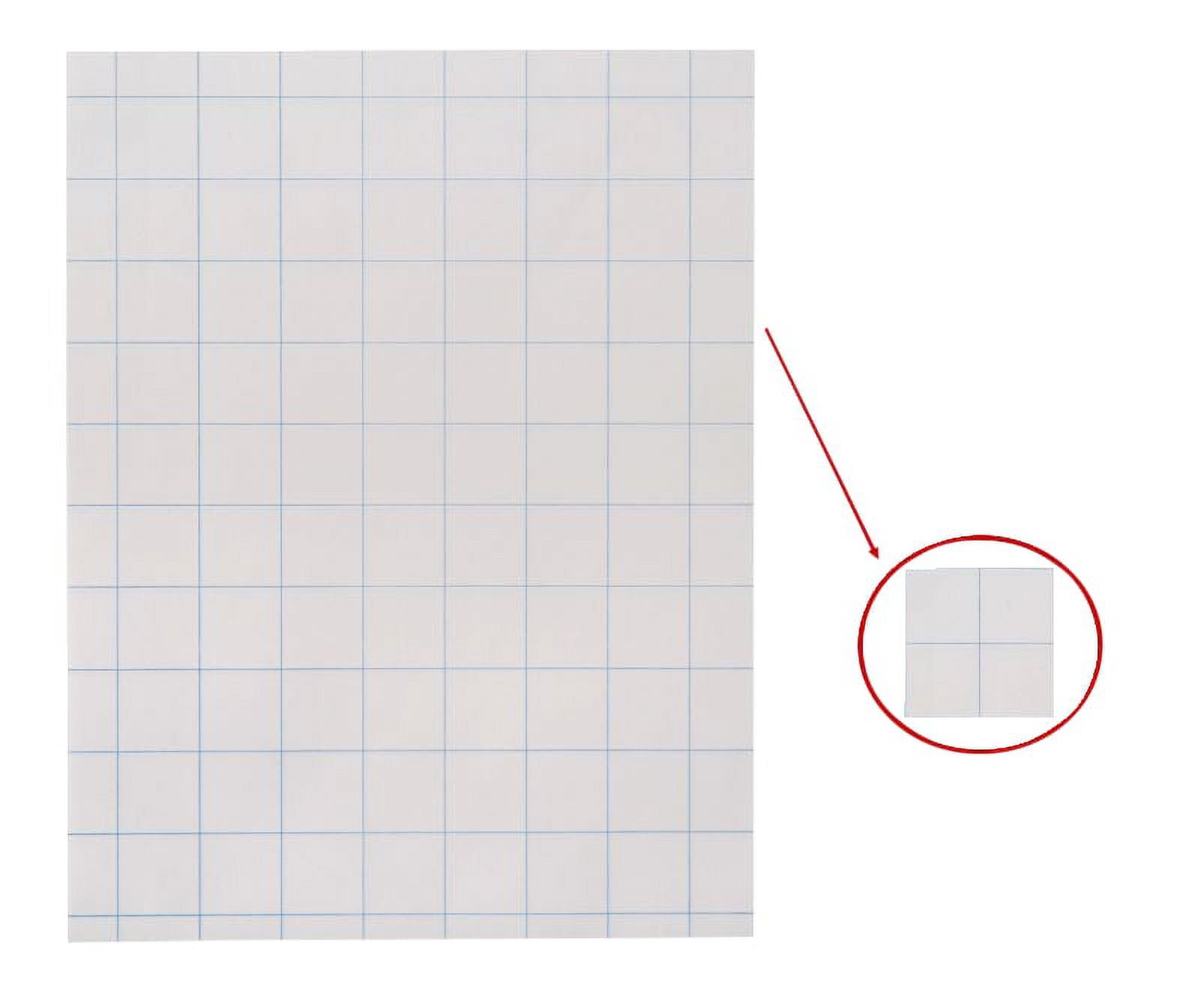 School Smart Graph Paper, 1/4 Inch Rule, 9 X 12 Inches, Manila, 500 Sheets  : Target