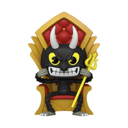 UPC: 0889698614160 | Funko Pop! Deluxe: Cuphead – Devil in Chair Vinyl Figure
