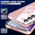 thumbnail image 3 of for Galaxy S23 Case,[Compatible with Magsafe],[10 FT Military Grade Drop Protection][Anti Yellowing] Slim Soft TPU Luxury Protective Phone Case for Galaxy S23-Pink 11-sam s23-04, 3 of 12