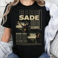 thumbnail image 3 of Sade Adu Shirt, Sade Adu World Tour Tshirt,Music Tour Rap Hip Hop, Men's And Women's Graphic Tee 100% Cotton by TBun, Full Sizes S-5XL, 3 of 5