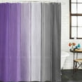 thumbnail image 3 of Purple Gray Ombre Waterproof Fabric Shower Curtain, Vintage Country Wooden Waterproof Fabric Shower Curtain for Bathroom Curtains Bathtubs Hotel Washable Shower Curtains with 12 Hooks Small 36x78in, 3 of 8
