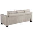 thumbnail image 6 of CRO Decor 3 Piece Sectional Sofa Set Living Room Linen Furniture (Beige), 6 of 11
