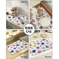 thumbnail image 6 of 4th of July Dish Drying Mat for Kitchen Counter, Super Absorbent Quick Dry Coffee Bar Mat Pad Thin Diatomaceous Sink Mat Non Slip Dish Drainer Mat 23.5x15.5 Independence Day Blue Red Star Fireworks, 6 of 6