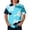 Blue_#02, variant on Scrubs for Men V Neck Scrub Tops Short Sleeve Plus Size Scrubs Camo Surgical Uniform Shirts with 3 Pocket,Light Green XL