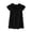 01-Noir, variante sur Chemises à Manches Courtes à Volants pour Filles, Mignonnes, Décontractées, Col en V, Blouse à Nouer, Haut en Chiffon, Blouse à Volants, Boutons, Hauts en Chiffon