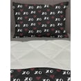 thumbnail image 3 of XOXO Comforter & Sham Bedding Set, XO Acronym and Striped Heart Pattern Love Romantic Print, 3 pcs Duvet Set Microfiber Filling Quilt, 5 Sizes, Charcoal Grey Dark Coral, by Ambesonne, 3 of 4