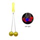 thumbnail image 1 of Clacker Ball Juguetes para niños y adultos (amarillo con luz), 1 of 7