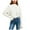 White, variant on GEWSEY Women's Neck Batwing Sleeve Sweaters 2025 Fall Winter Oversized Knit Cute Pullover Sweater Dolman Tops Trendy (White, L)