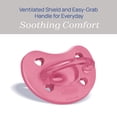 thumbnail image 5 of Chicco PhysioForma® One-Piece Silicone Pacifier, 16-24 Months, 2pk - Dark Pink, New, 5 of 10