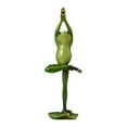 thumbnail image 2 of Estatuillas de rana de yoga Macarena decoración de jardín estilo de árbol, 2 of 8