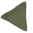 thumbnail image 4 of Tabouret trépied en tissu, portable, pliable, triangulaire, artisanal, anti-rayures, en toile, pour camping, pêche, vert militaire, 4 of 4