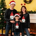 thumbnail image 2 of Fiaer Matching Family Merry Christmas Sweatshirts Funny Graphic Crew Neck Pullover Long Sleeve Loose Fit Casual Trendy Xmas Tops Kid 120, 2 of 6