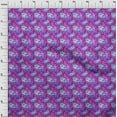 thumbnail image 4 of oneOone Cotton Flex Purple Fabric Florals Quilting Supplies Print Sewing Fabric By The Yard 40 Inch Wide, 4 of 4