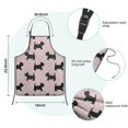 thumbnail image 7 of Scottish Terrier Kids Aprons for Girls and Boys,Adjustable Neck Strap Toddler Aprons for Kids Cooking Baking, 7 of 7
