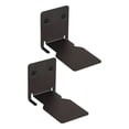 thumbnail image 4 of Librerías flotantes de 2 piezas, estanterías de pared de hierro negro, organizador multiusos para dormitorio, oficina y entrada., 4 of 9