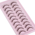 thumbnail image 4 of Wispy False Eyelashes Anime Spiky Eyelashes 10 Pairs for Spikey Wet Lash Look, 4 of 4