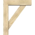 thumbnail image 3 of Ekena Millwork 8"W x 34"D x 42"H Traditional Block Rough Sawn Bracket w/ Offset Brace, Douglas Fir, 3 of 25