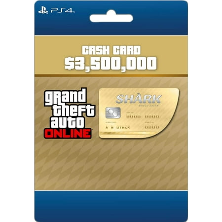 Rockstar Games GTA V Whale Shark Card PS4 (Email Delivery)