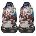 thumbnail image 2 of Animated Harley Quinn Car Seat Covers Accessories Vehicle Front Seat Protective Mat Cover 2pcs Universal Fit For SUV Sedan Van Trucks, 2 of 8