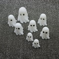 thumbnail image 5 of HmNPlay 3pcs Luminous Mini Ghost Dollhouse Decor, Cute Halloween Decor Glow in Dark Miniature Figures, 1.18" Spooky Accent for Desk Display, Collectors & Holiday Lovers, 5 of 6