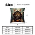 thumbnail image 5 of Cat Retro Set of 2 Velvet Throw Pillow Covers with Unique Patterns - 16x16, 18x18, 20x20 Inches for Various Occasions - Pillows Covers Throw Pillow Inserts Pillow Inserts - Luxurious Home Decor, 5 of 6