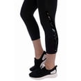 thumbnail image 3 of Kirkland Signature Ladies' Active Crop Tight, Black (Reflective, Small) - NEW, 3 of 3