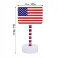 thumbnail image 3 of American Flag Star Stripe LED Night Light, Independence Day Patriotic Theme Desktop Lamp, Holiday Party Atmosphere Decorative Light, 3 of 6