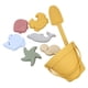 thumbnail image 1 of 8Pcs Beach Toys With Portable Beach Bag- Summer Kids Beach Set With Sand Toy Molds Shovel Bucket Set, 1 of 1