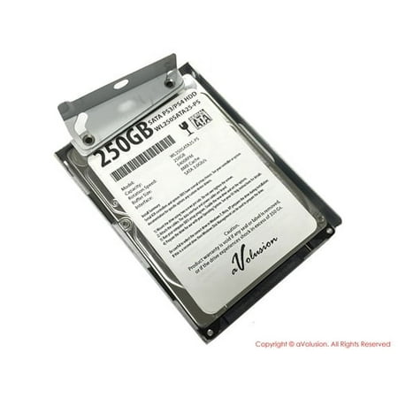Avolusion 250GB 2.5" SATA (PS3) Playstation3 Hard Drive (PS3 Super Slim CECH-400x Series) + HDD Mounting Bracket - 2 Years Warranty