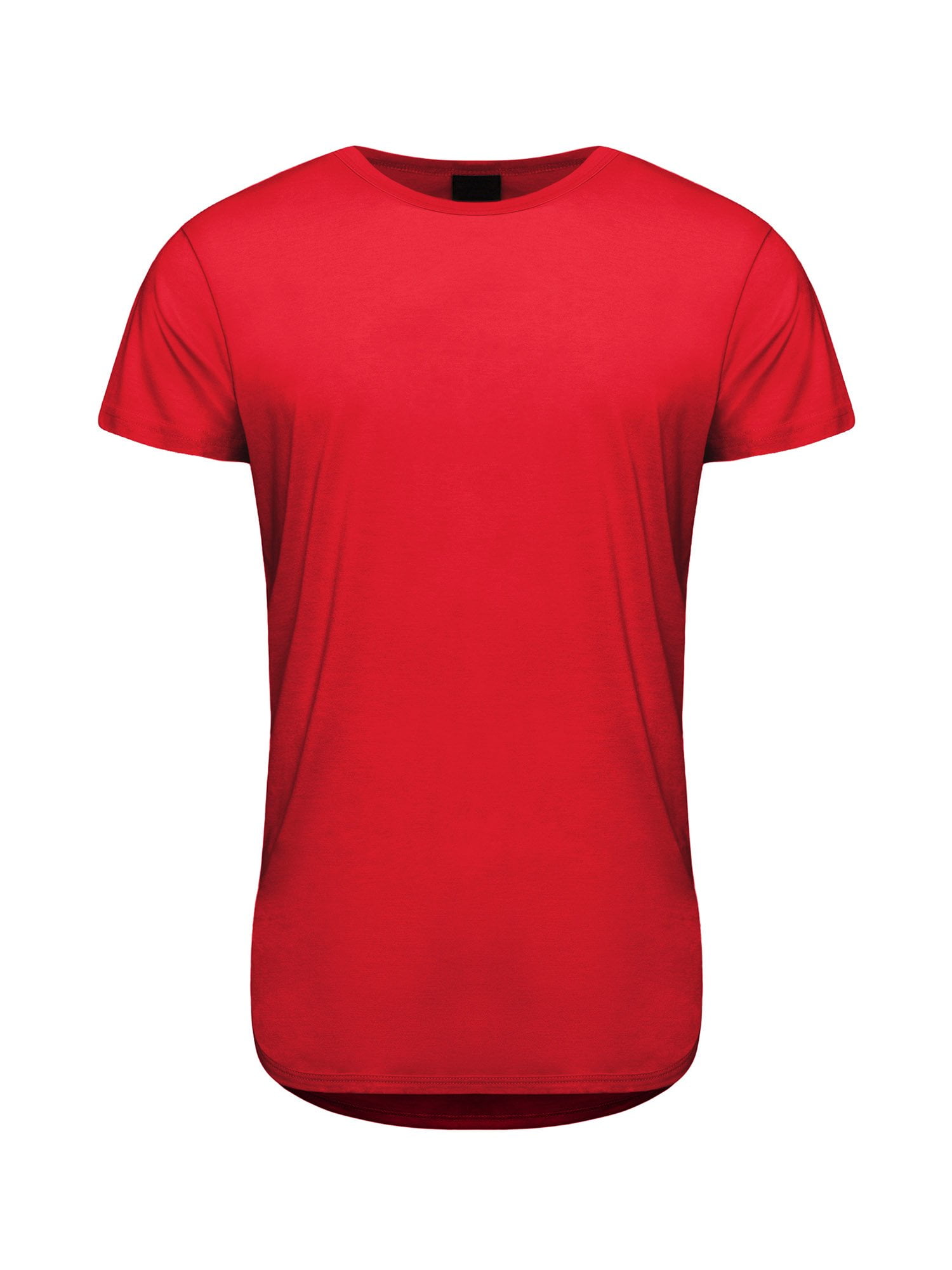 Victorious Solid Color Long Length Curved Hem T-Shirt TS270 Victorious Solid Color Long Length Curved Hem T-Shirt TS270