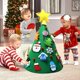 thumbnail image 3 of Árbol de Navidad de fieltro Decoración de árbol de Navidad Escaparate Árbol de Navidad Fieltro DIY Árbol de Navidad de fieltro Árbol de Navidad de bricolaje Árbol de Navidad de fieltro Adorno de jugue kaili Sencillez, 3 of 5