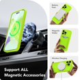 thumbnail image 3 of Funda CAPRARO Magnética para iPhone 14 Pro Verde Fluorescente, 3 of 7