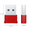 thumbnail image 2 of Adaptador USB a USB C, paquete de 3 unidades, Basesailor para dispositivos Apple, 2 of 8