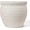 White, variant on 9" Dia Fiberstone Planter - Modern  Indoor/Outdoor Flower Pot, Beige Decorative  Pot with Grainy Matte Texture & Drainage Hole for Patio, Porch, Garden,  Decor