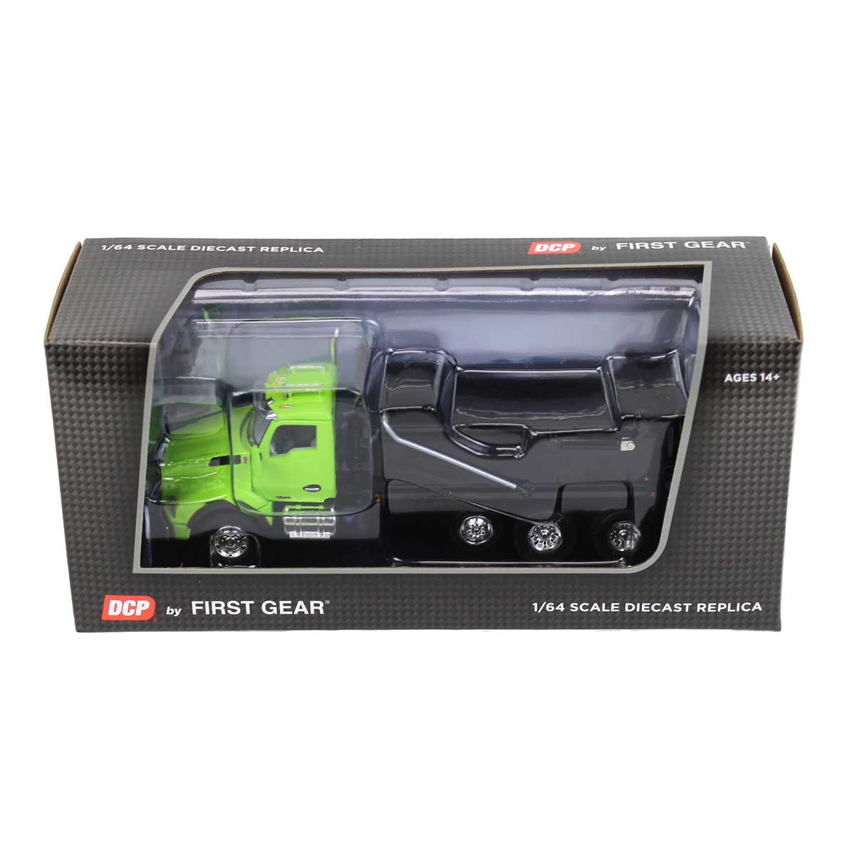 First Gear DCP 1/64 Green & Black Kenworth T880 Rogue Dump