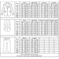 thumbnail image 4 of Cloudstyle Mens Suits Slim 3-Piece Suit shawl lapel Party Jacket Vest & Pants, Polyester, 4 of 4