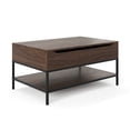 thumbnail image 5 of Flats & Castles Mackenzie 36" Wood Coffee Table with Lift Top in Dark Walnut, 5 of 5