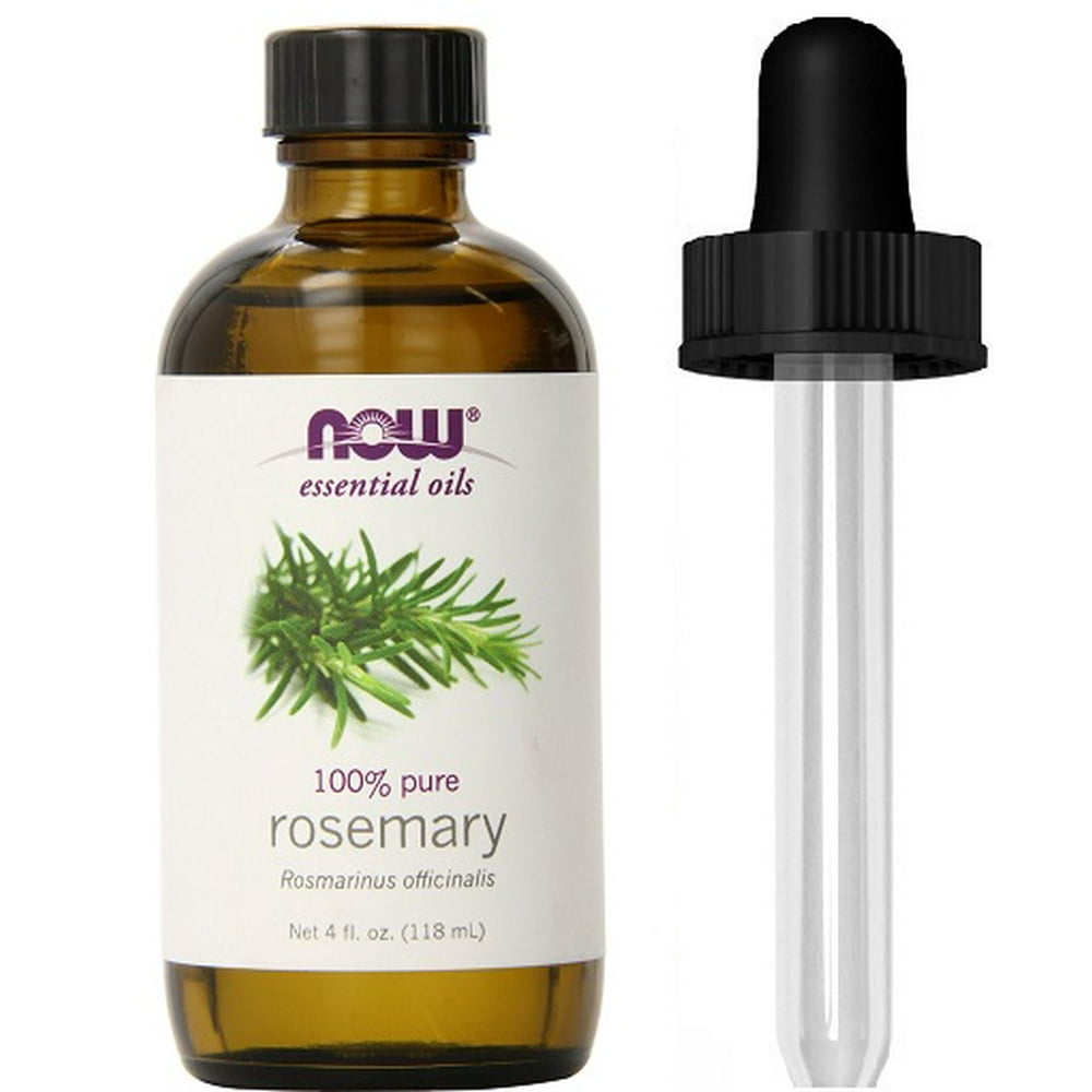 Now Foods Rosemary Oil 4oz + 1 Glass Dropper